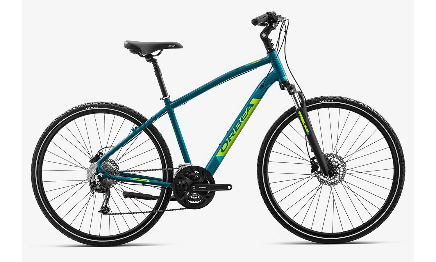 Фотография Велосипед Orbea COMFORT 10 (2019) 2019 Сине-салатовый